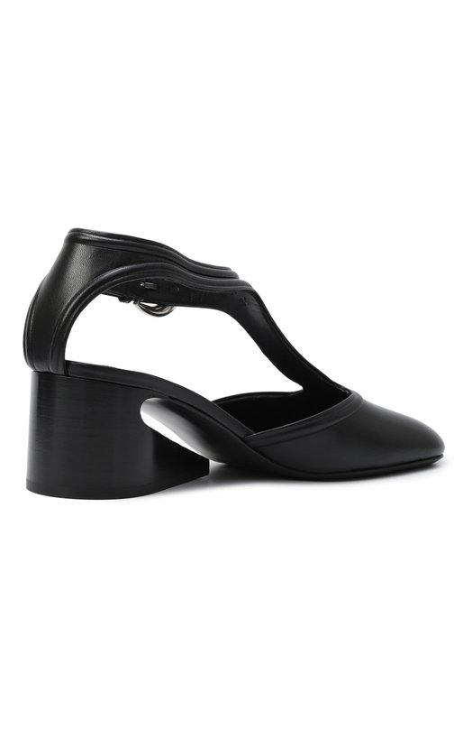 Кожаные туфли Mary Jane Jil Sander J16WM0004-P8226 Чёрный  J16WM0004-P8226 Фото 5