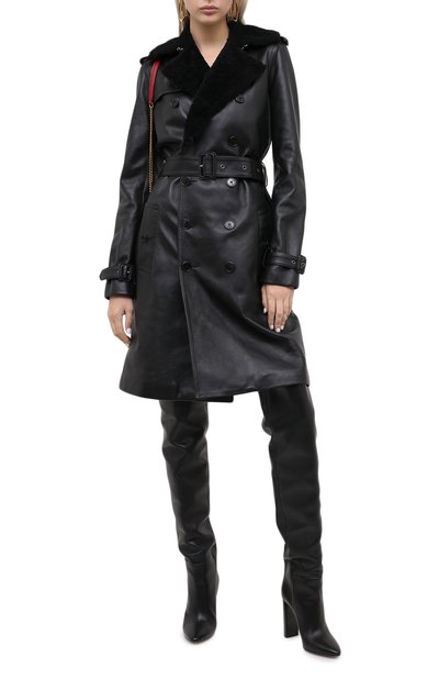 Кожаное пальто SAINT LAURENT, арт. 625203/YCCI2, фото 2