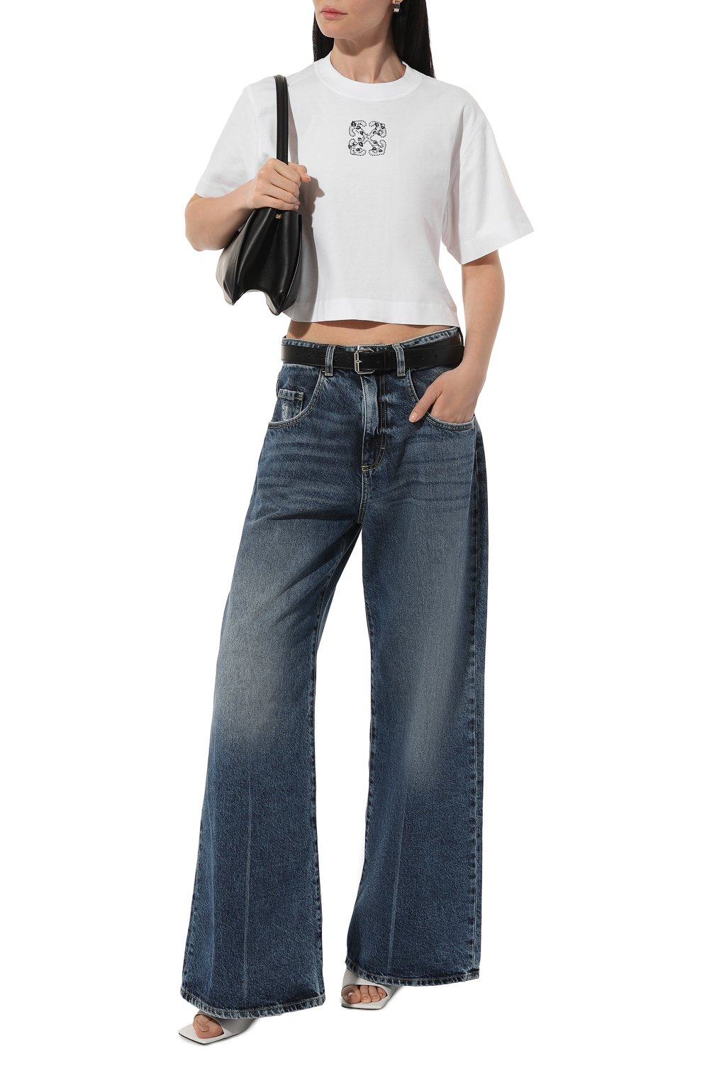 Хлопковая футболка OFF-WHITE, арт. 0WAA090S24JER005, фото 2