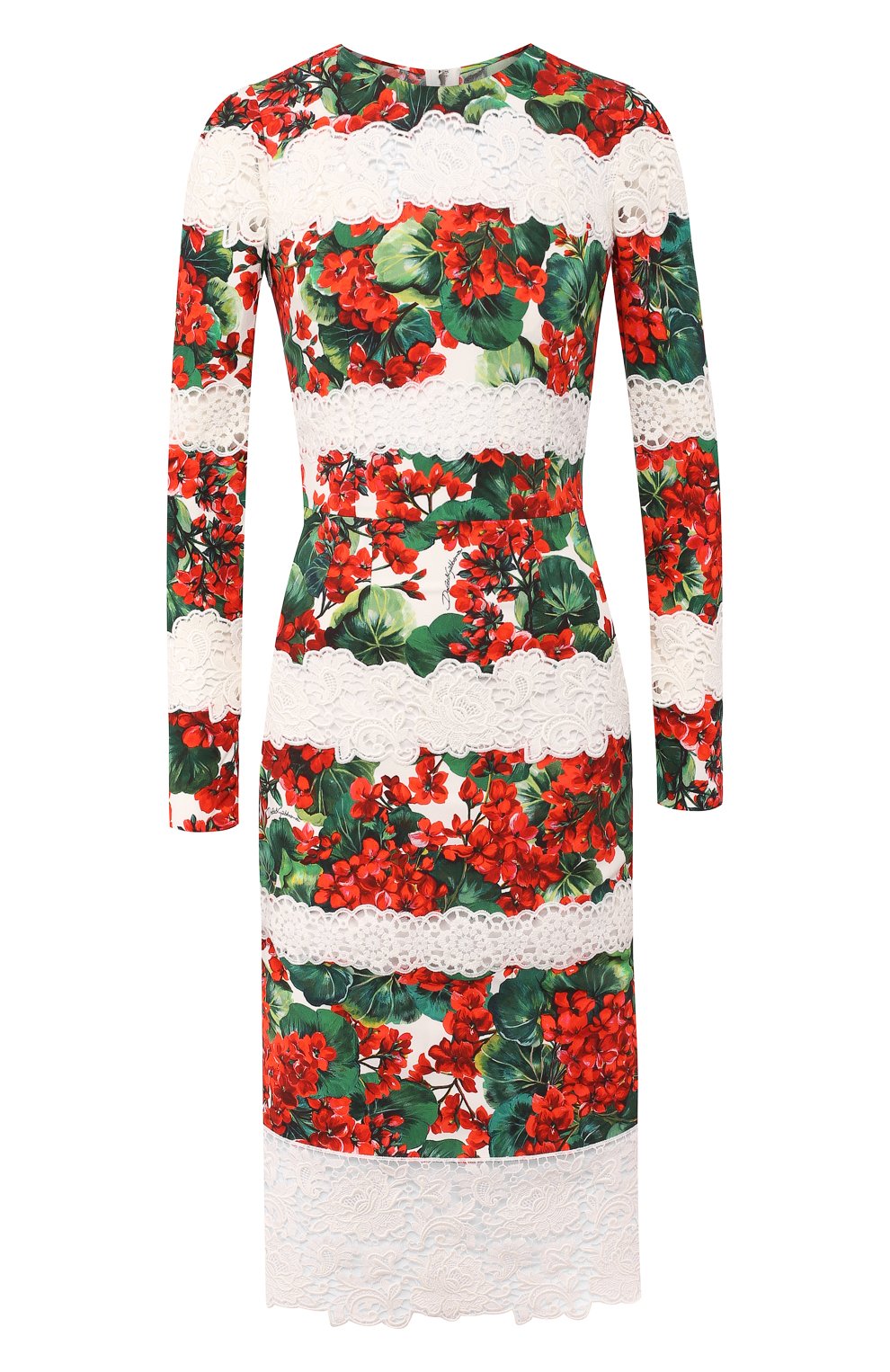 Платье из смеси хлопка и вискозы DOLCE & GABBANA, арт. F6C3BZ/FGMFK, фото 1