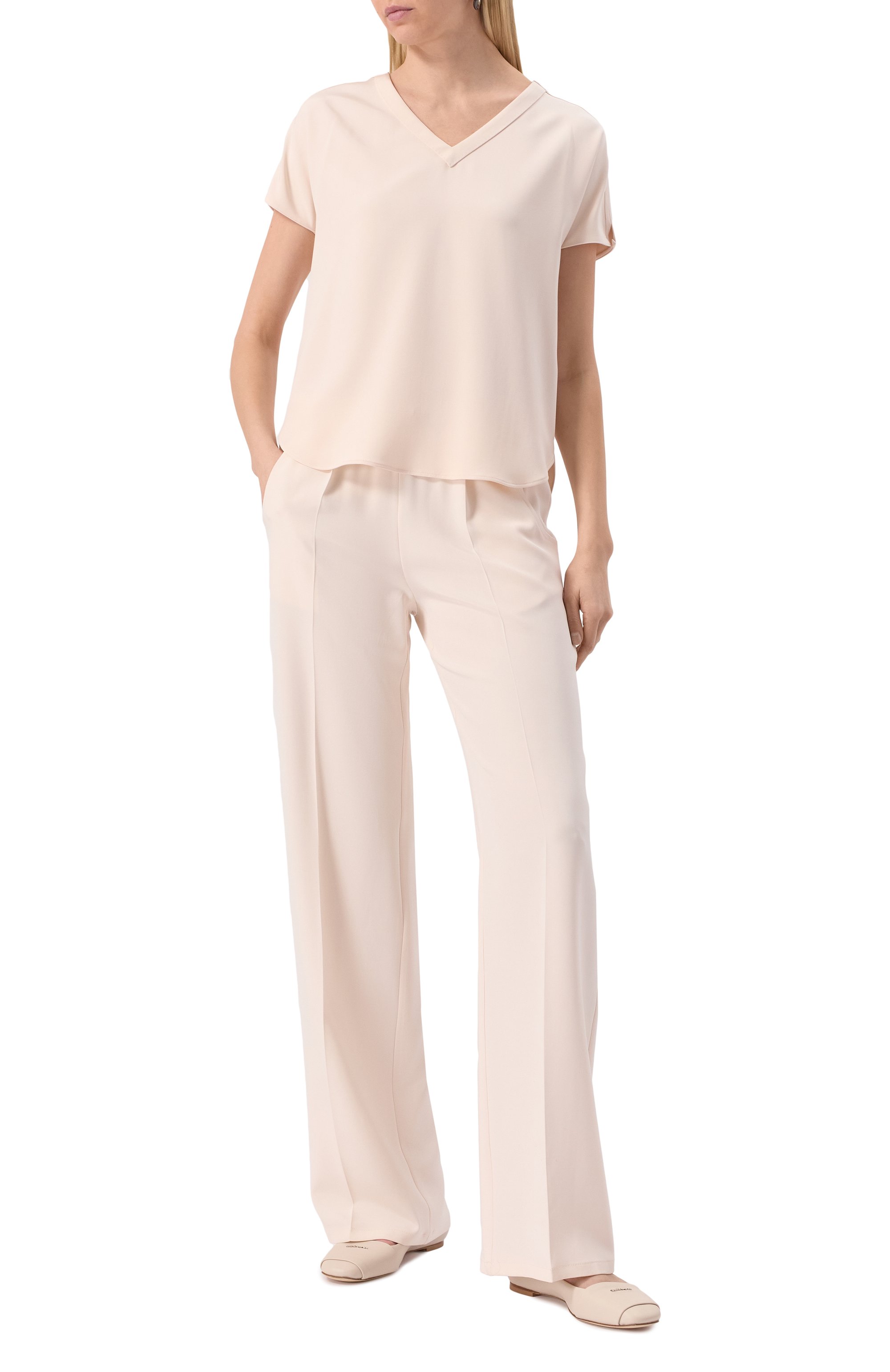 Шелковый топ KITON, арт. D47454K0977A22, фото 2