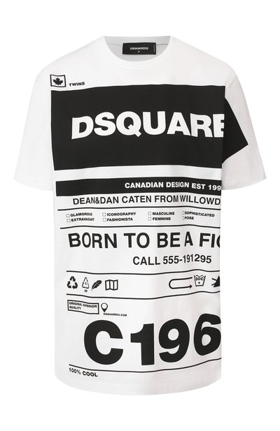 Женская хлопковая футболка DSQUARED2, арт. S75GD0072/S22427