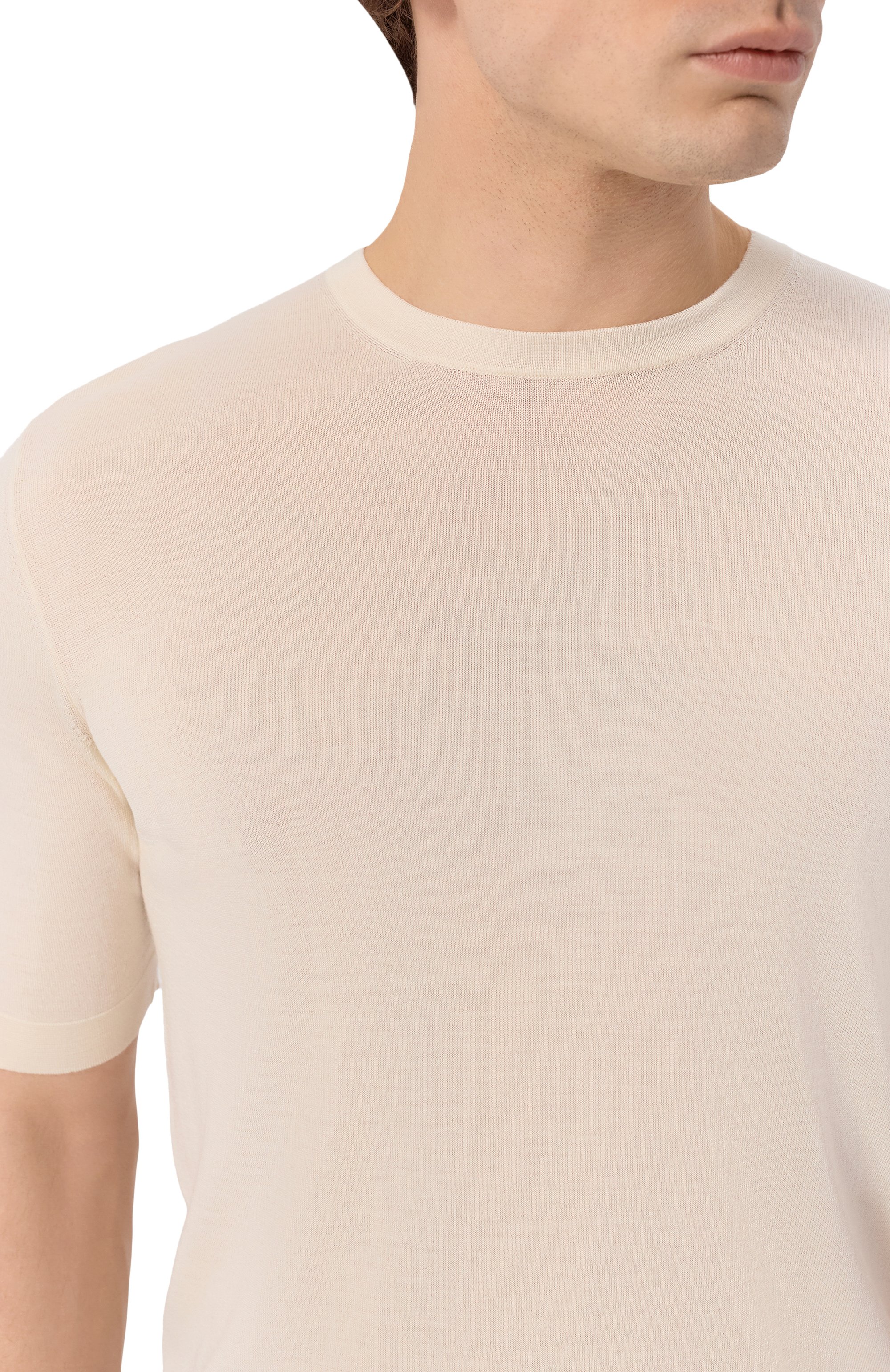 Джемпер из шерсти и шелка ANDREA CAMPAGNA, арт. TS0MC/LSC18R, фото 5