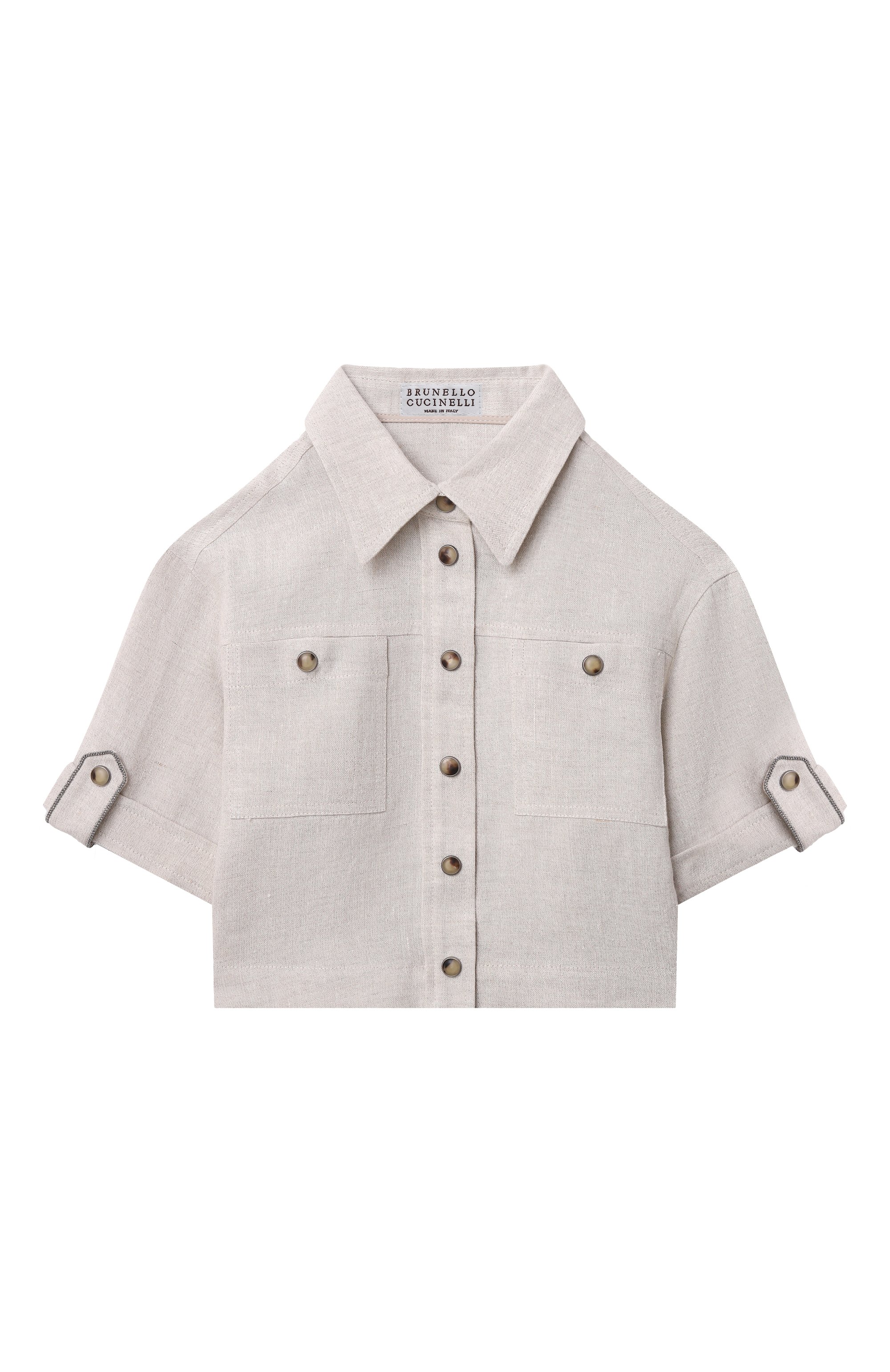 Льняная рубашка BRUNELLO CUCINELLI, арт. BH547S024B, фото 1