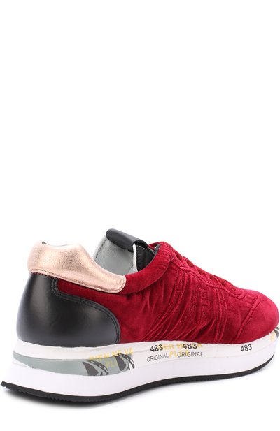 Бархатные к россовки conny на шнуровке PREMIATA, арт. C0NNY/VAR2581, фото 4