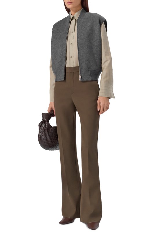 Шерстяной жилет Bottega Veneta 834990/V4CB0 Серый  834990/V4CB0 Фото 2