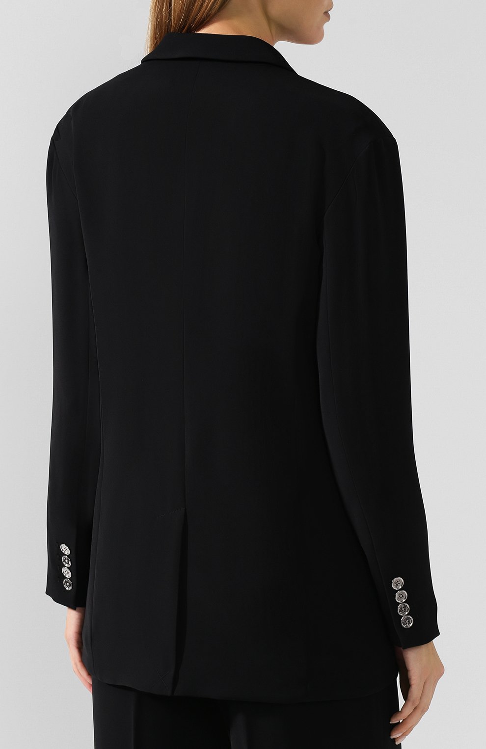Однотонный жакет прямого кроя MICHAEL MICHAEL KORS, арт. MU81ERA6BZ, фото 4
