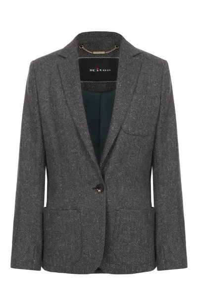 Женский шерстяной жакет KITON, арт. D58506AK0546G01