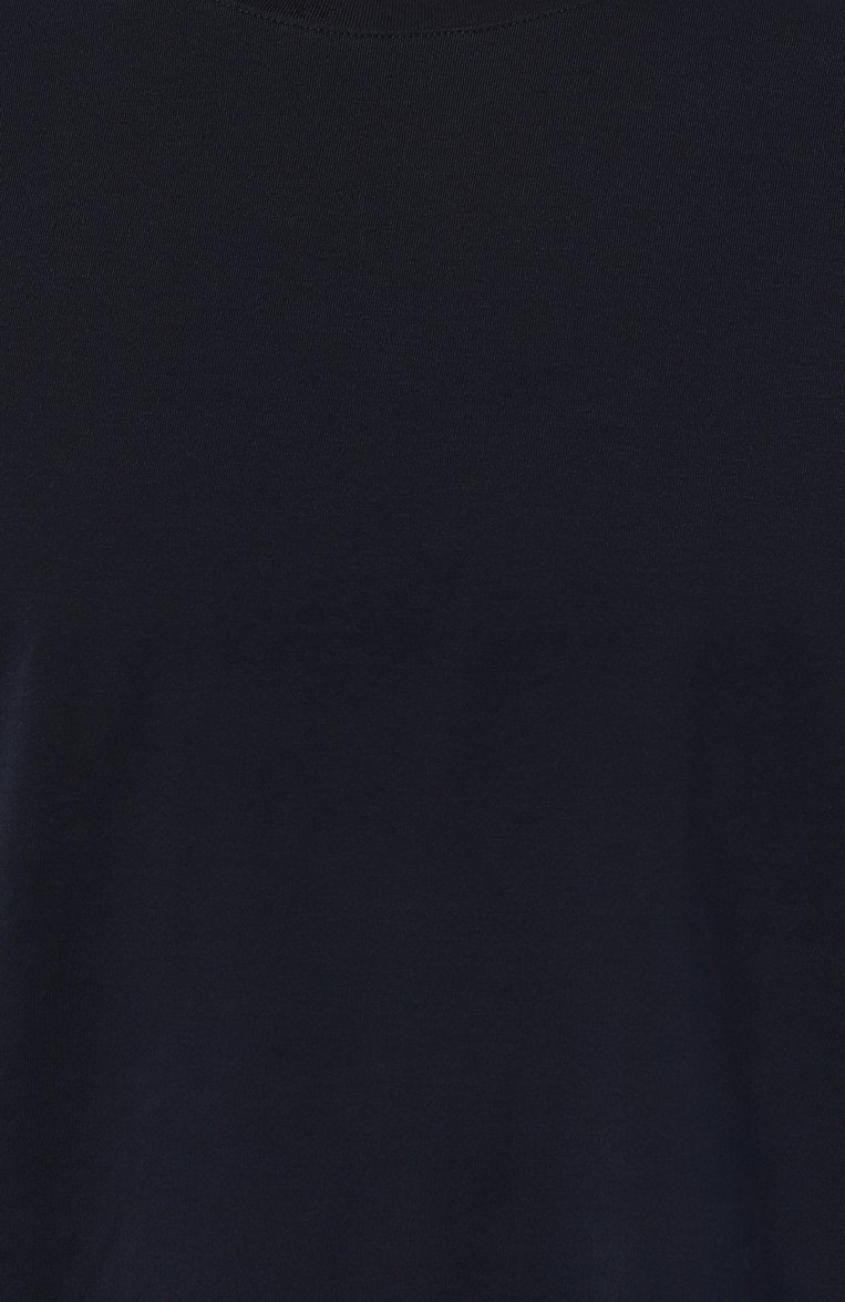 Мужская хлопковый лонгслив HANRO синего цвета, арт. 075053. | Фото 5 (Рукава: Длинные; Кросс-КТ: домашняя одежда; Длина (для топов): Стандартные; Материал сплава: Проставлено; Материал внешний: Хлопок; Драгоценные камни: Проставлено)