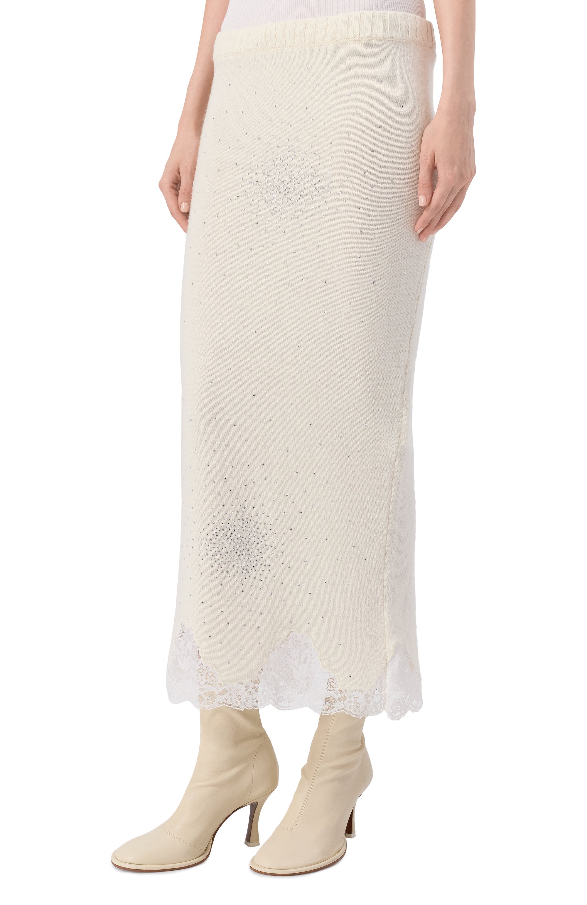 Юбка из шерсти и вискозы GIUSEPPE DI MORABITO, арт. 05FWKND362YC 05359, фото 3