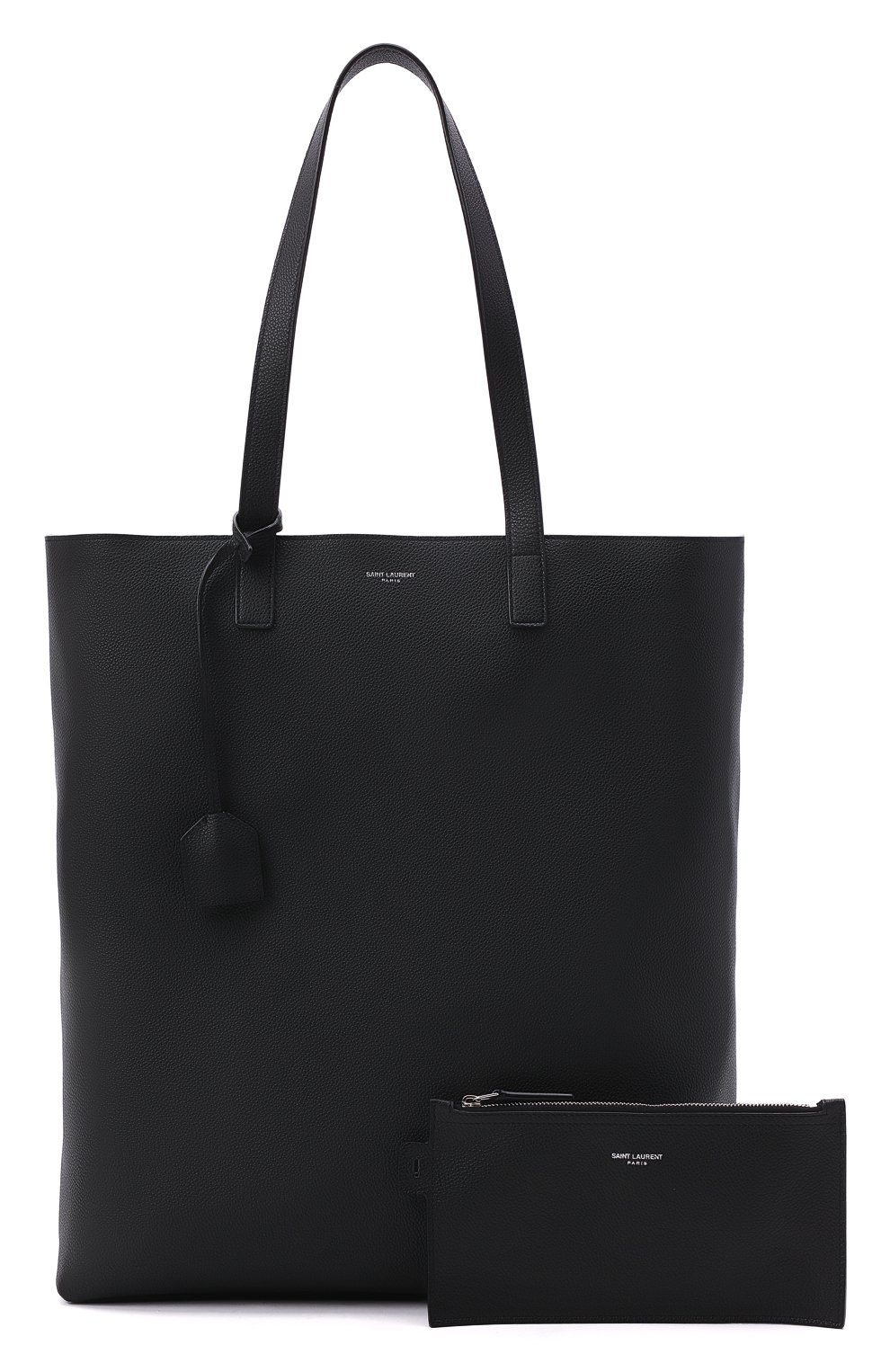 Кожаная сумка-шопер bold SAINT LAURENT черного цвета по цене 169000 руб., арт. 676657/B680N, фото 6 Кожаная сумка-шопер bold SAINT LAURENT, арт. 676657/B680N, фото 6