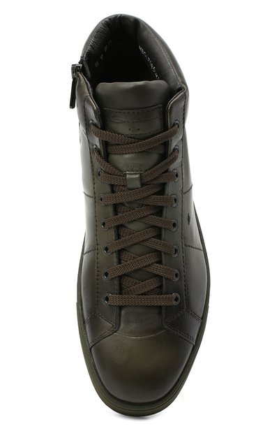 Кожаные кеды SANTONI, арт. MBGL20851MIMRG0TV55, фото 5
