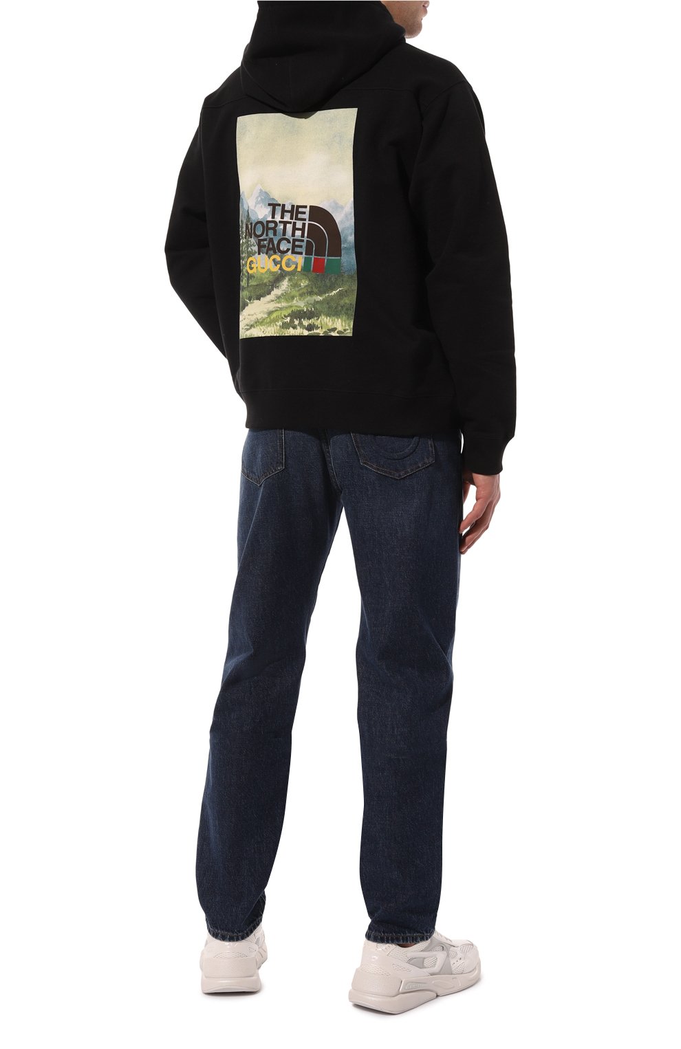 Хлопковое худи the north face x gucci GUCCI, арт. 671453 XJDW1, фото 2