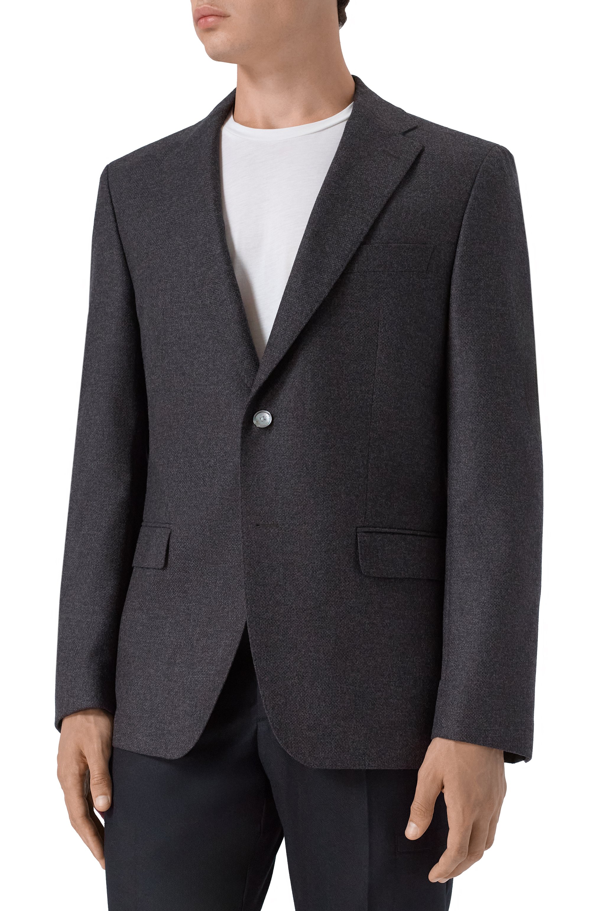 Пиджак из шерсти и кашемира BOSS, арт. 50551573, фото 4