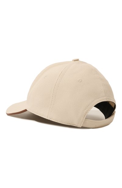 Хлопковая бейсболка BURBERRY кремового цвета по цене 52750 руб., арт. 8056127, фото 3 Хлопковая бейсболка BURBERRY, арт. 8056127, фото 3