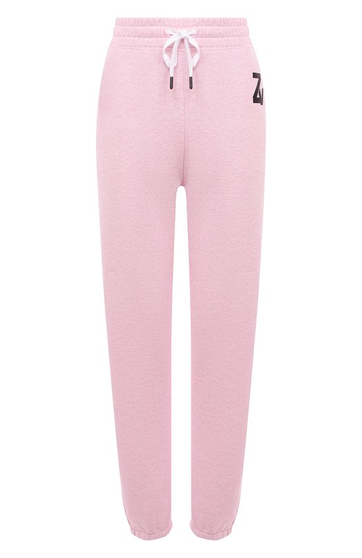 

Хлопковые джоггеры Zadig and Voltaire, Розовый