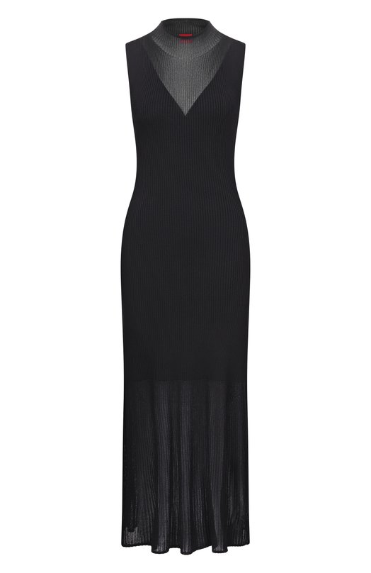 Платье из вискозы HUGO 50557767 Чёрный 50557767