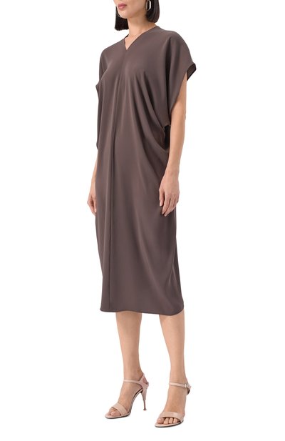 Платье MM6 коричневого цвета по цене 78200 руб., арт. S52CT0790/S43455, фото 3 Платье MM6, арт. S52CT0790/S43455, фото 3