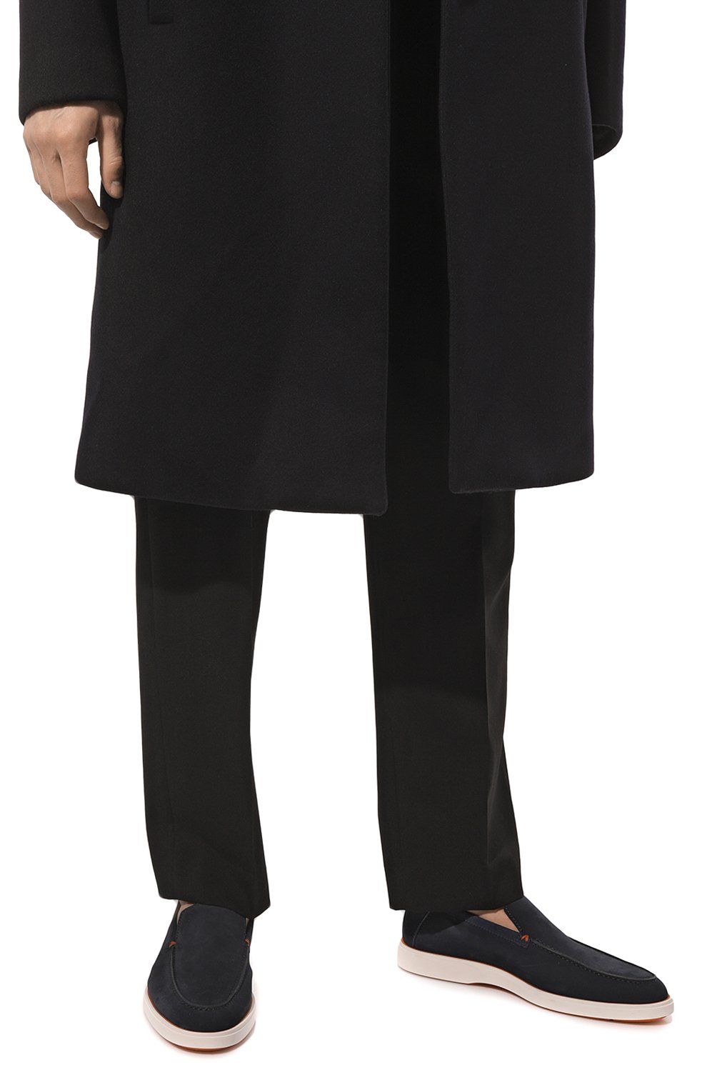 Замшевые лоферы SANTONI, арт. MGDG17824BARSSG0U60, фото 3