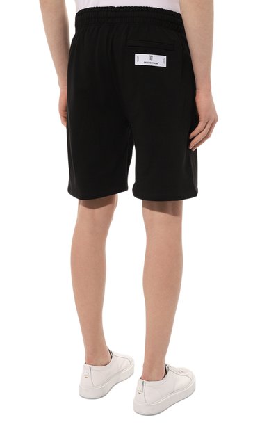 Хлопковые шорты DIEGO VENTURINO черного цвета по цене 22500 руб., арт. D3S3SRTW0W, фото 4 Хлопковые шорты DIEGO VENTURINO, арт. D3S3SRTW0W, фото 4