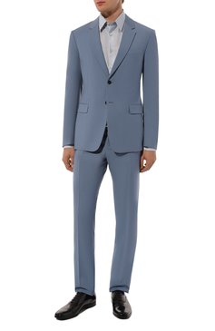 Мужские кожаные оксфорды PRADA черного цвета, арт. 2EB177-P39-F0002 | Фото 2 (Материал сплава: Проставлено; Нос: Не проставлено; Стили: Классический; Материал внешний: Натуральная кожа)