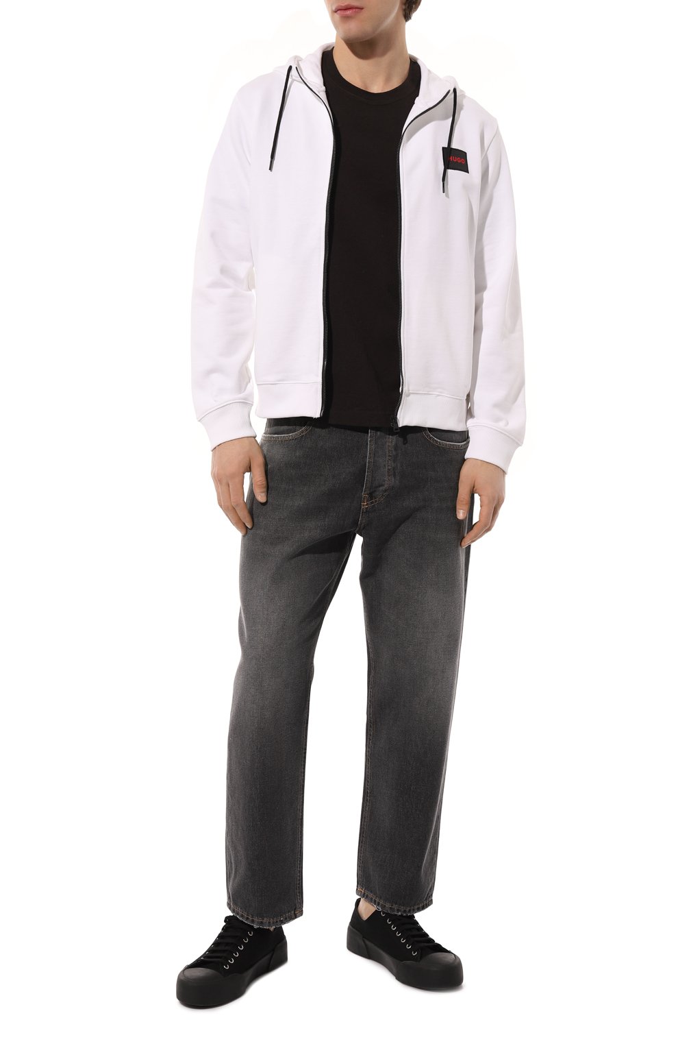 Хлопковая толстовка HUGO, арт. 50447972, фото 2