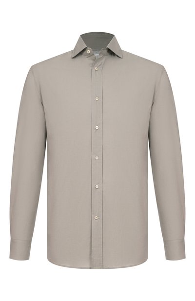Мужская хлопковая рубашка BRUNELLO CUCINELLI, арт. MA6740627