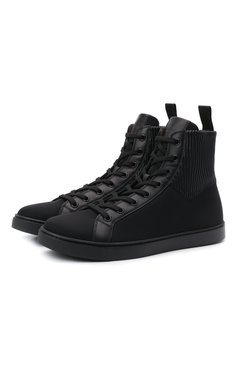 Комбинированные кеды GIANVITO ROSSI, арт. S73300.W1BLK.DCENENN, фото 1