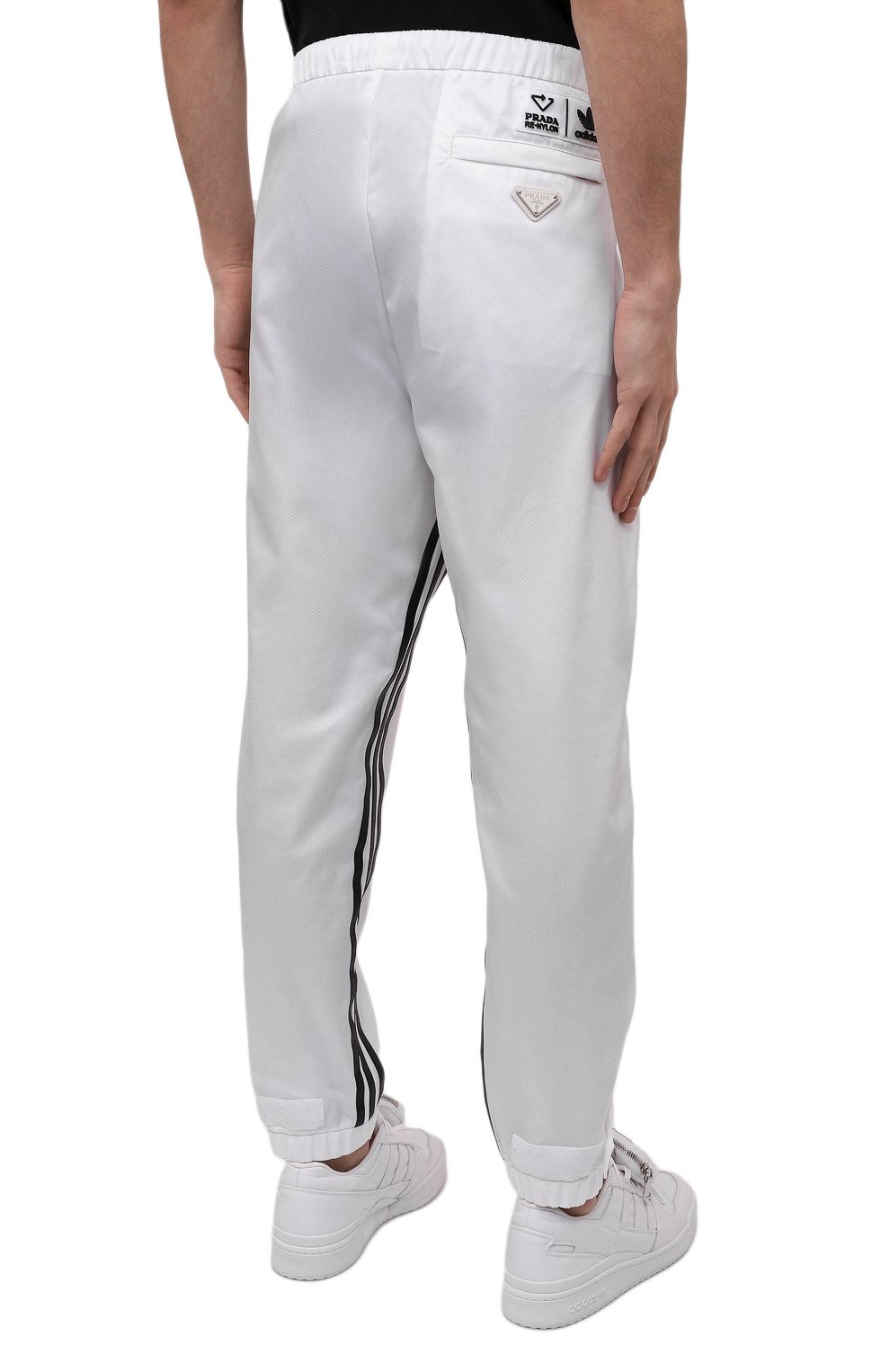 Брюки adidas for prada re-nylon PRADA белого цвета по цене 105000 руб., арт. SPH155-1WQ8-F0AA1-212, фото 7 Брюки adidas for prada re-nylon PRADA, арт. SPH155-1WQ8-F0AA1-212, фото 7