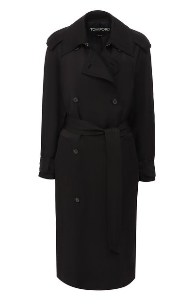 Женский тренч из смеси вискозы и льна TOM FORD, арт. CP1422-FAX330