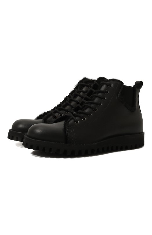 

Кожаные ботинки Monkey R400 Fracap, Чёрный