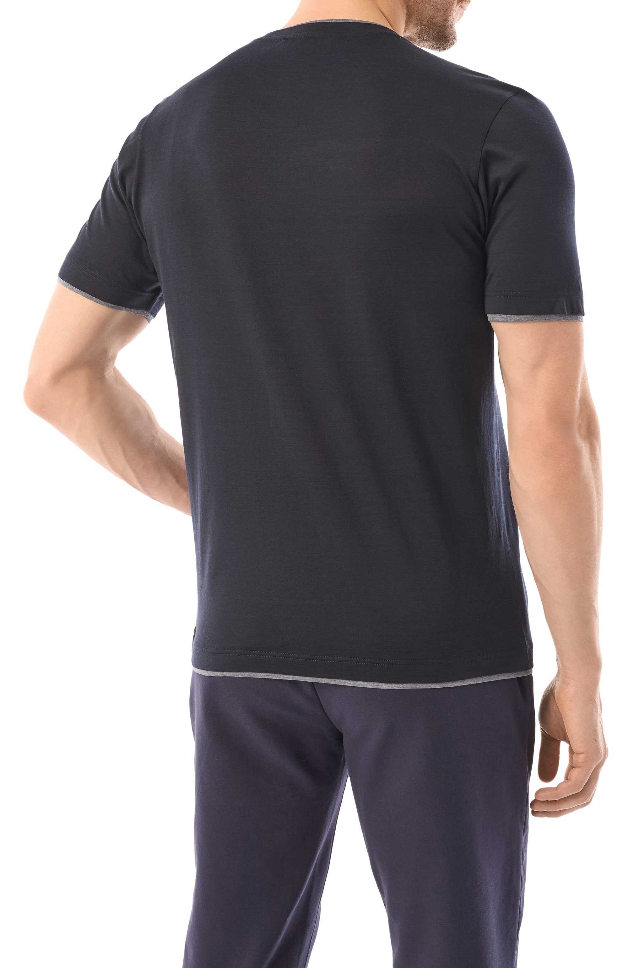 Футболка из шелка и хлопка GRAN SASSO, арт. 60123/78410, фото 4