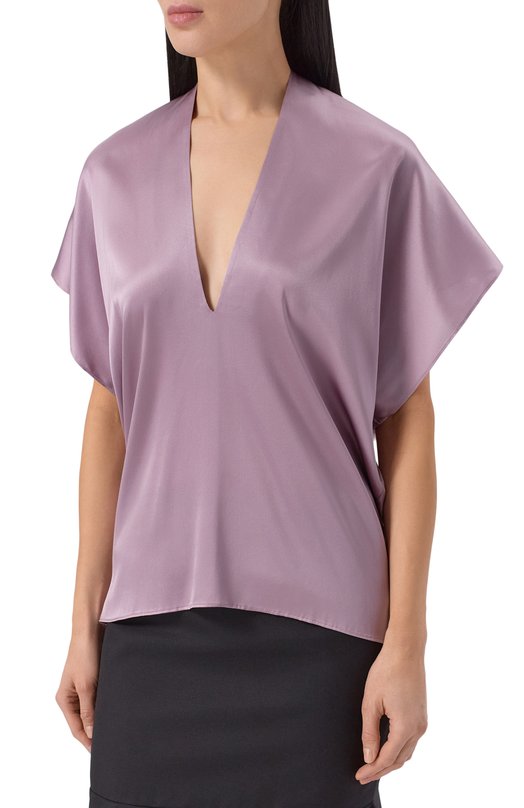 Шелковая блузка Nina Ricci 26PCT0003/SE1415 Сиреневый  26PCT0003/SE1415 Фото 3