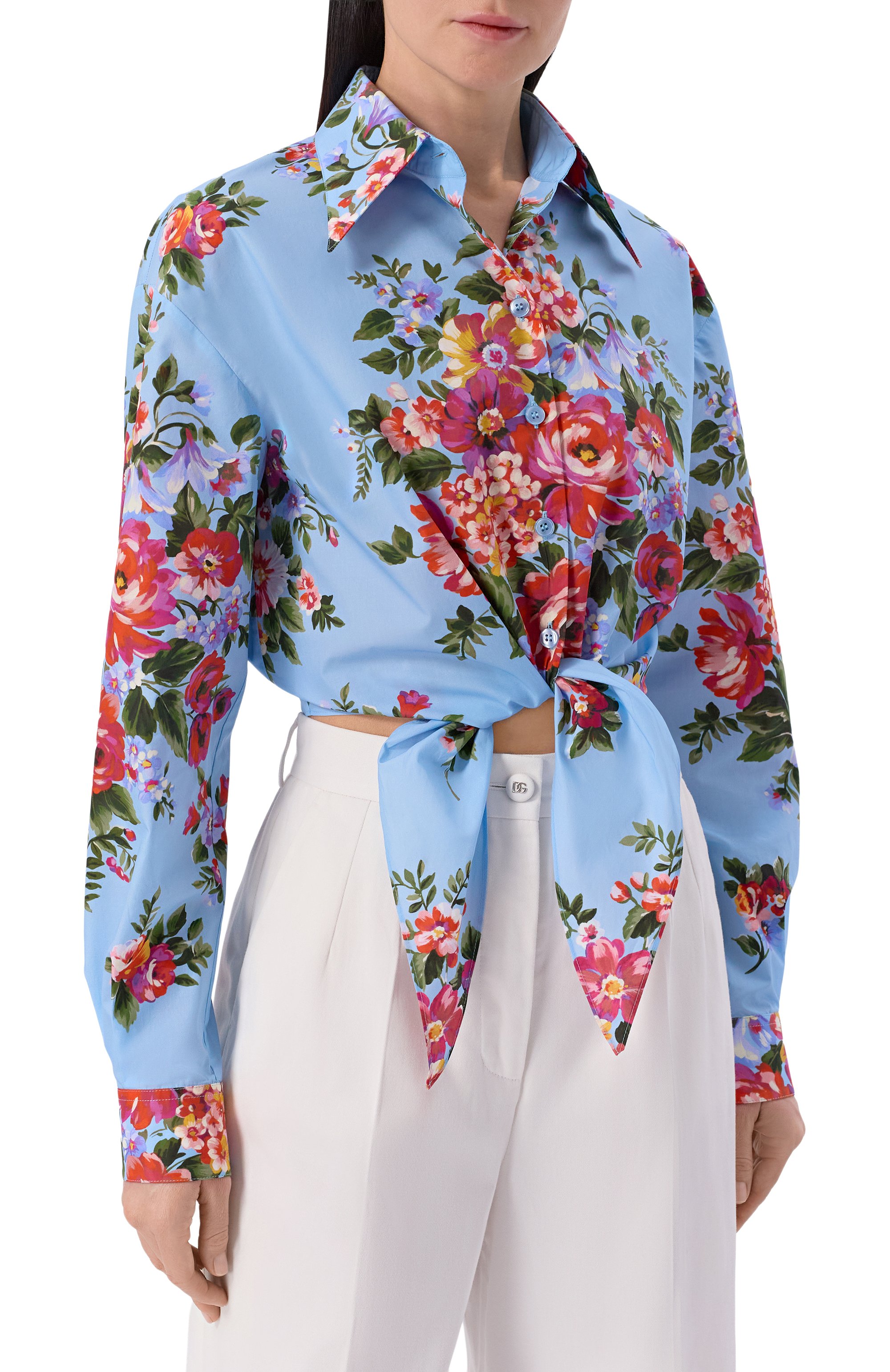 Хлопковая рубашка DOLCE & GABBANA, арт. F5T76T/HS5UU, фото 3