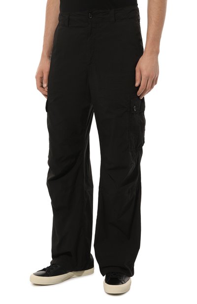 Хлопковые брюки-карго DOLCE & GABBANA черного цвета по цене 78750 руб., арт. GP0H9T/G8LD9, фото 3 Хлопковые брюки-карго DOLCE & GABBANA, арт. GP0H9T/G8LD9, фото 3