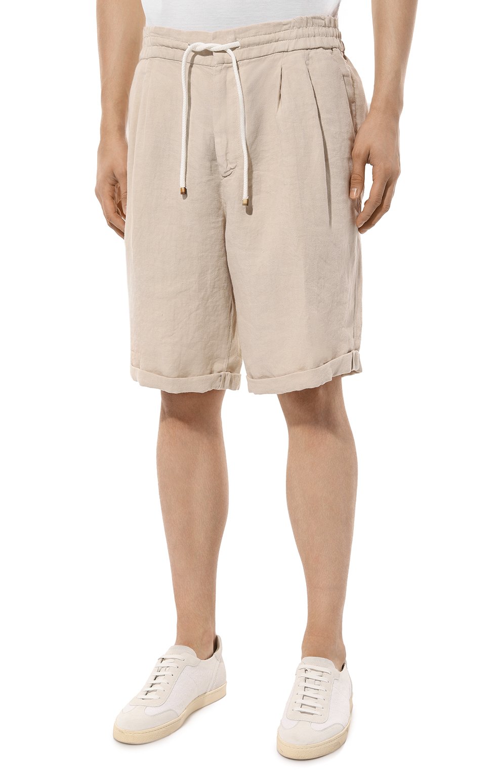 Льняные шорты BRUNELLO CUCINELLI, арт. M243DU0020, фото 3