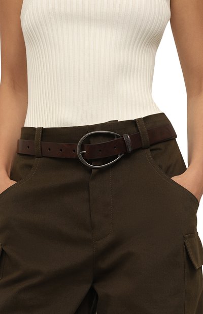 Кожаный ремень BRUNELLO CUCINELLI, арт. M0DAYC242P, фото 2