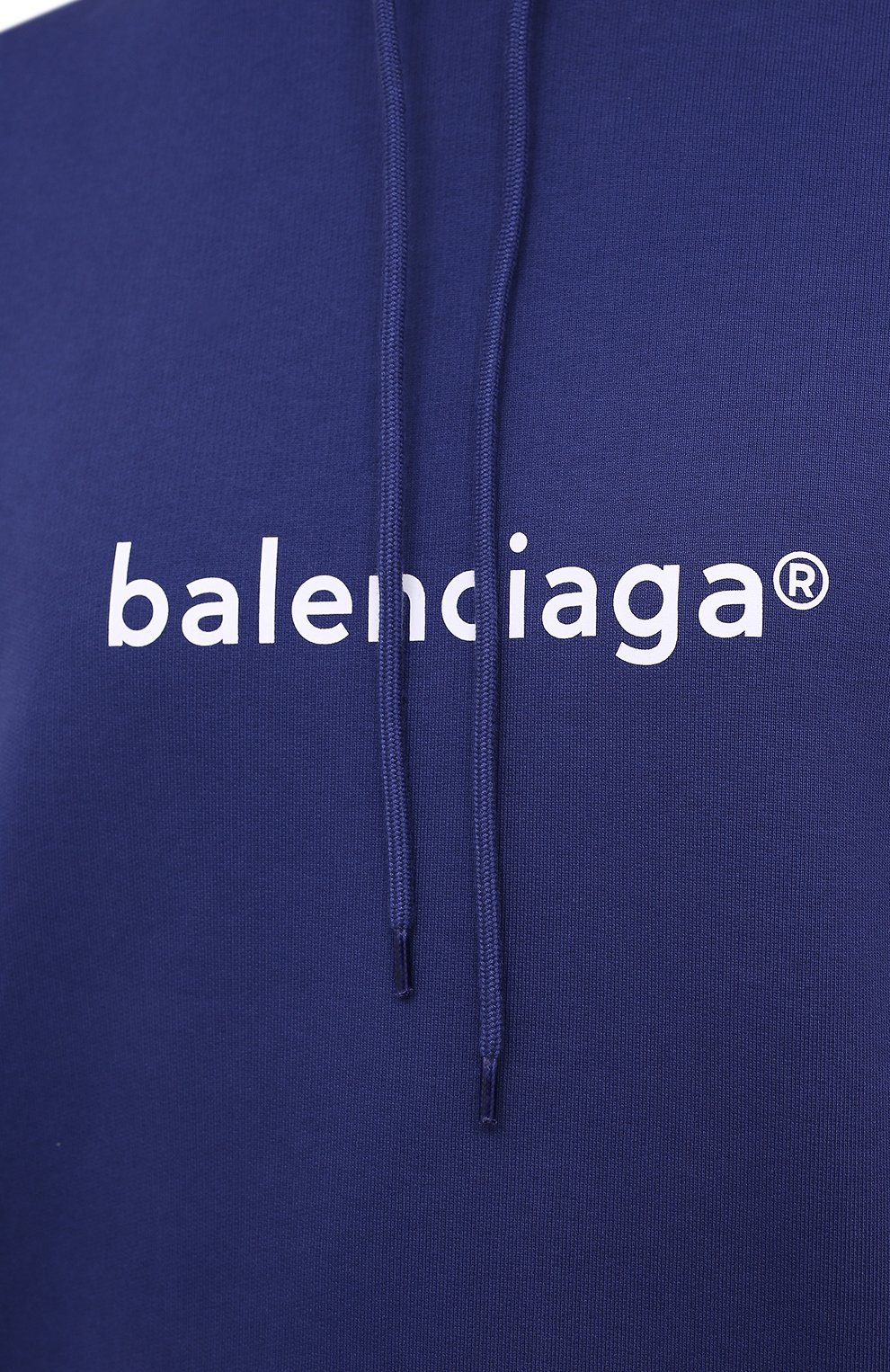 Хлопковое худи BALENCIAGA синего цвета по цене 93400 руб., арт. 578135/TIV55, фото 5 Хлопковое худи BALENCIAGA, арт. 578135/TIV55, фото 5