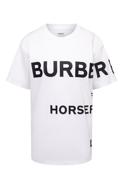 Хлопковая футболка BURBERRY, арт. 8048748, фото 1