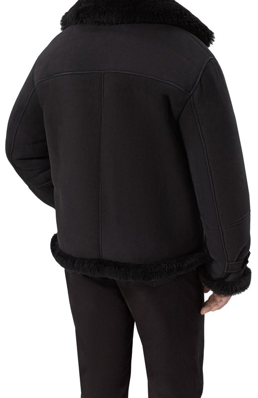 Дубленка из овчины MVST M25.1MM.0003/BIG SIZE/PELULUNG0 Чёрный  M25.1MM.0003/BIG SIZE/PELULUNG0 Фото 4