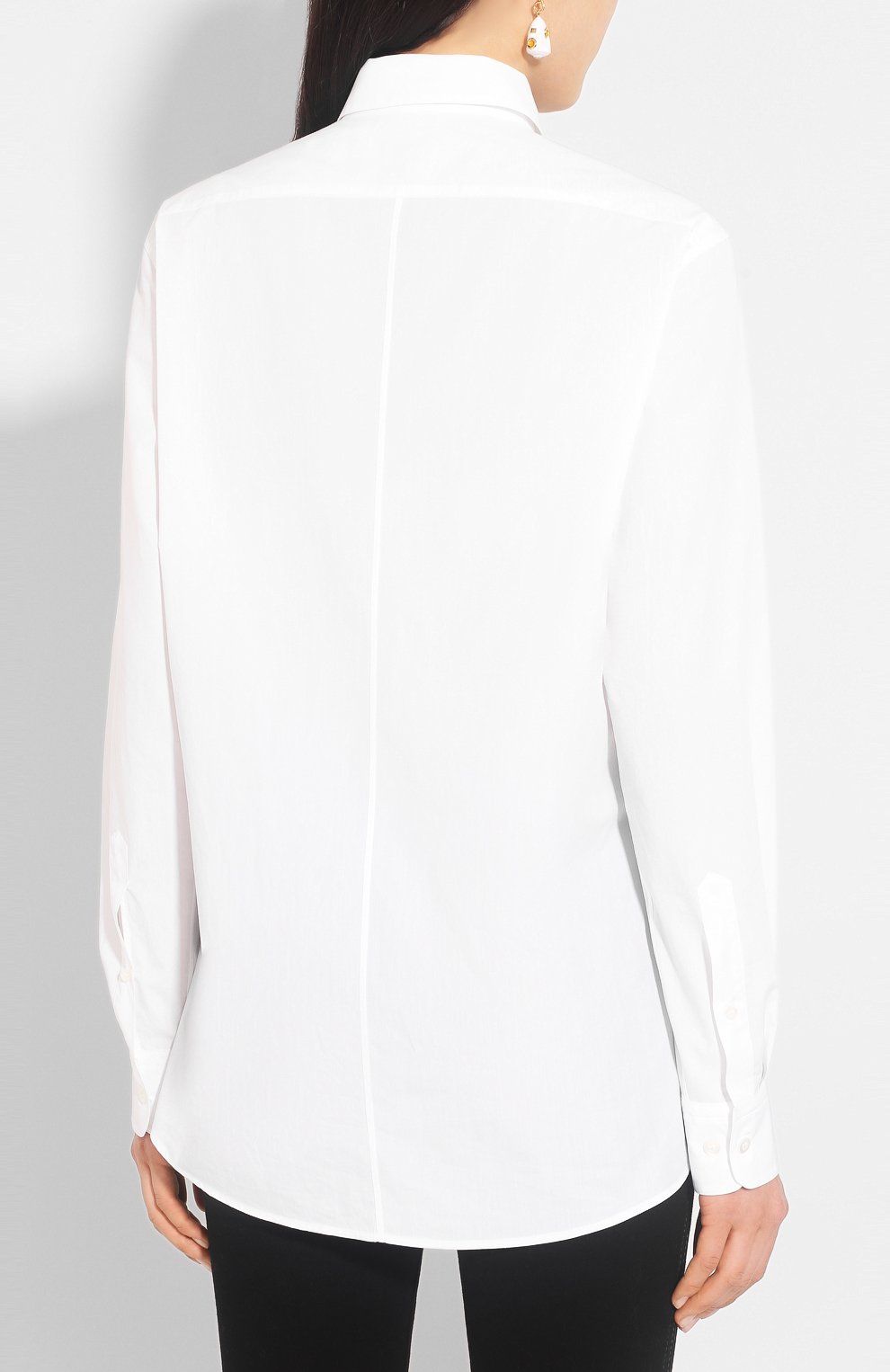 Хлопковая рубашка DRIES VAN NOTEN, арт. 201-10758-9245, фото 4