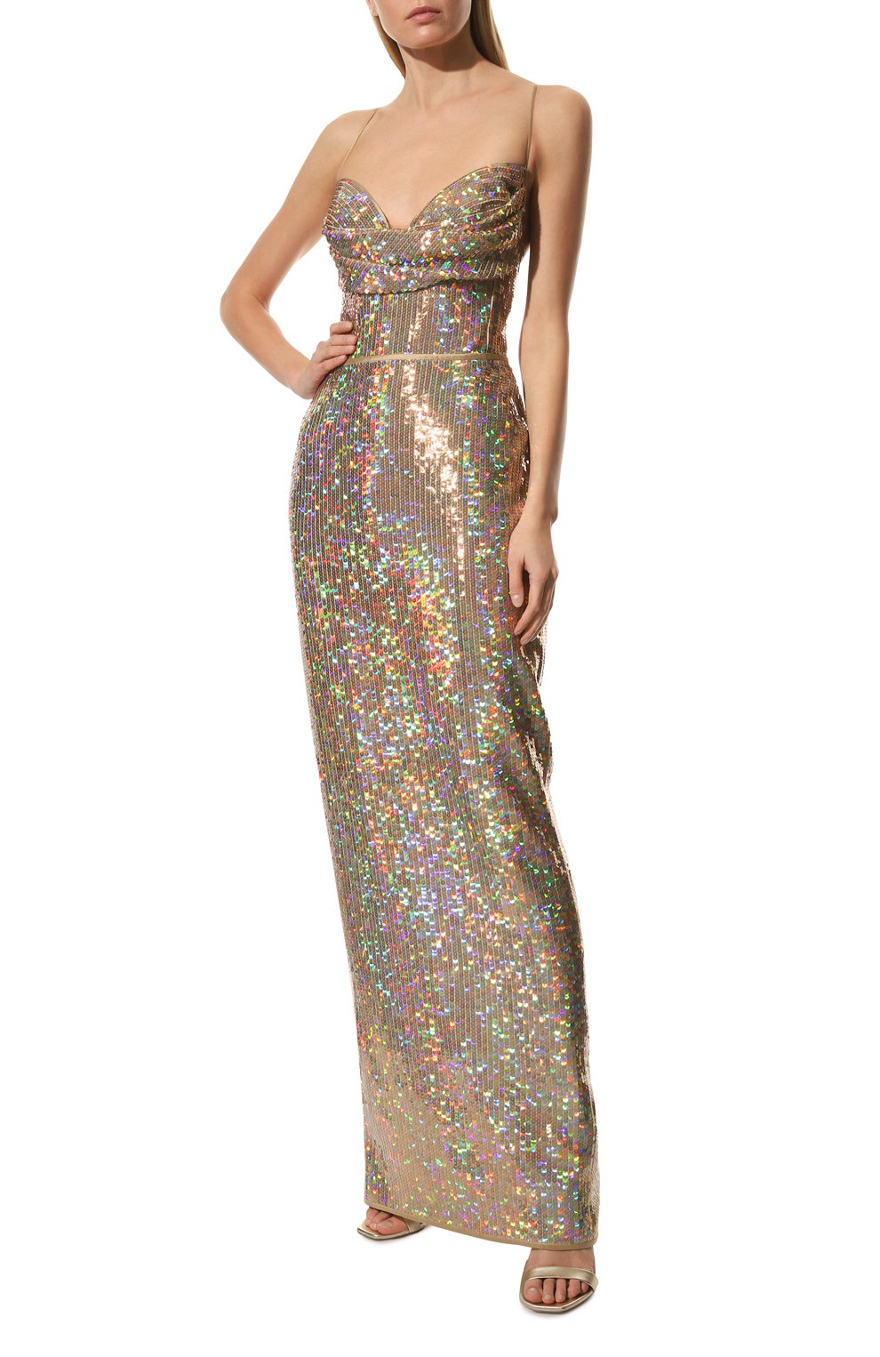 Платье с отделкой пайетками RASARIO, арт. RS23S042X006, фото 2