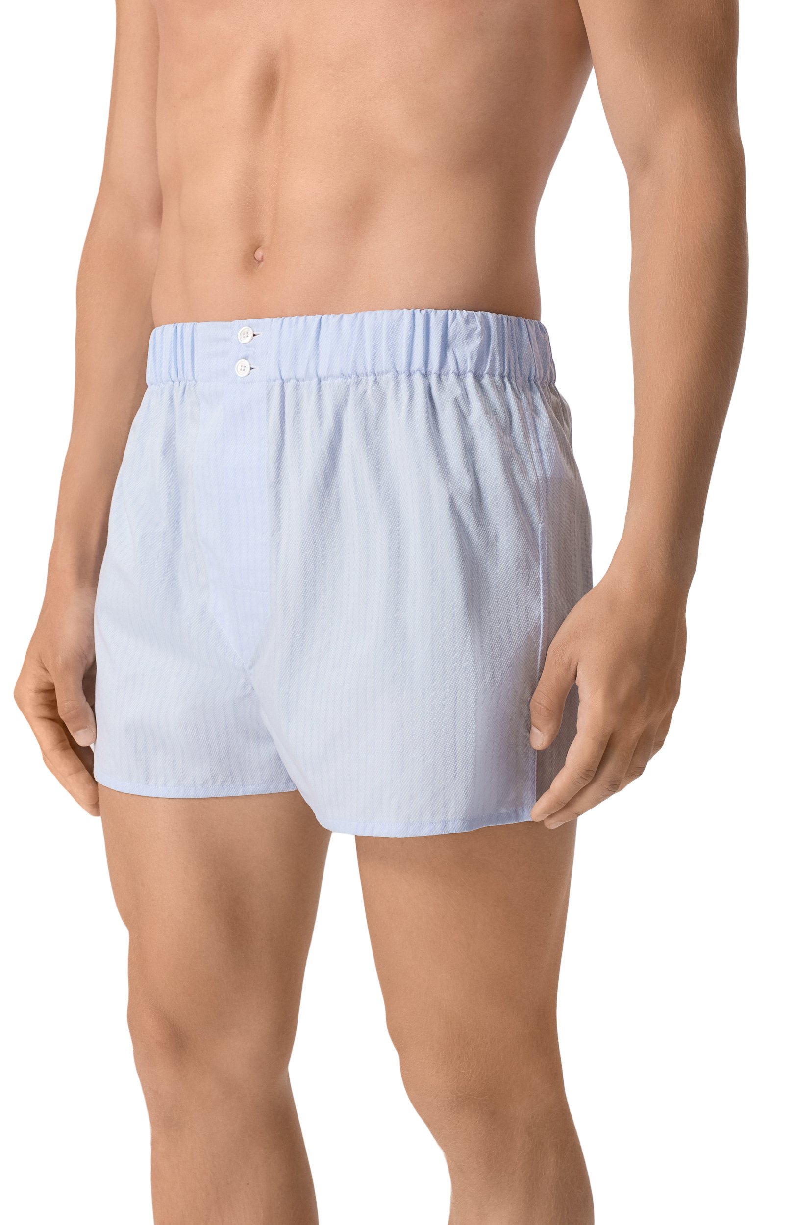 Хлопковые боксеры BRIONI голубого цвета по цене 46450 руб., арт. N1B10L/0C04I, фото 2 Хлопковые боксеры BRIONI, арт. N1B10L/0C04I, фото 2