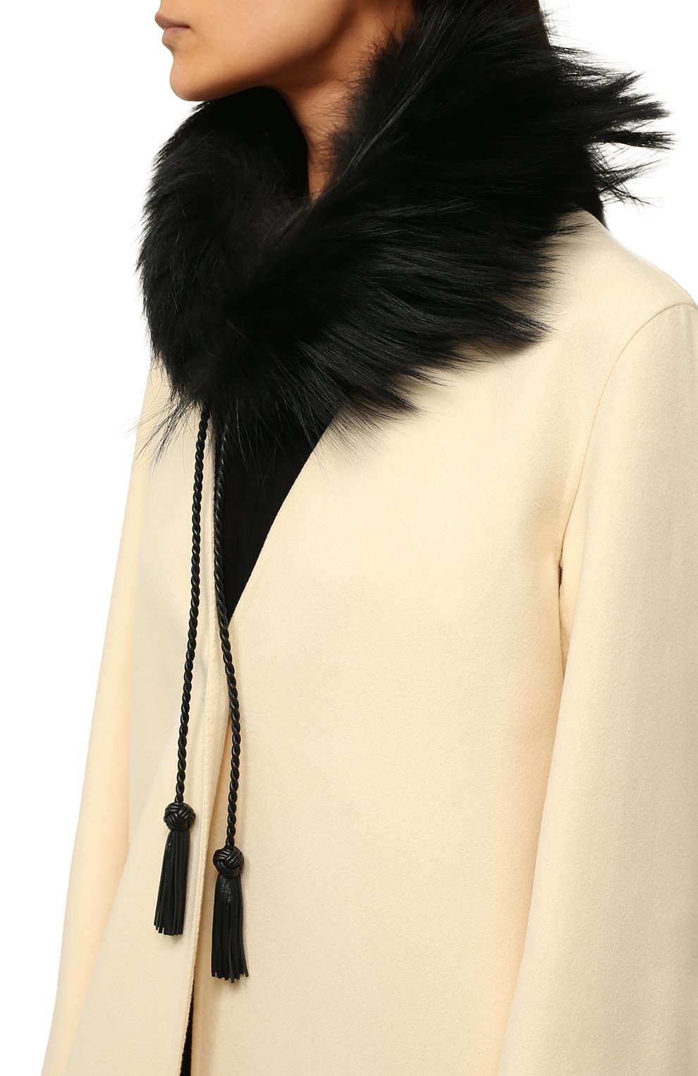 Шарф из меха лисы SAINT LAURENT, арт. 676660/3YH90, фото 2