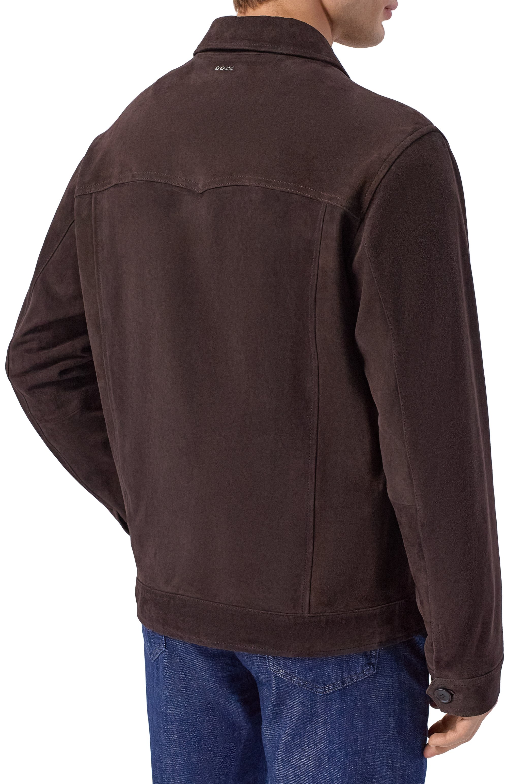 Замшевая куртка BOSS, арт. 50538002, фото 4