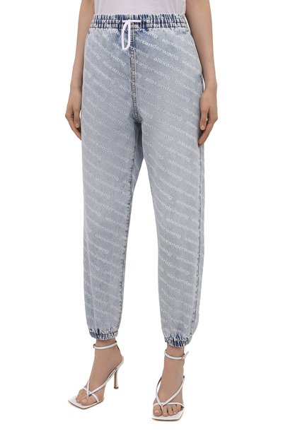 Джинсы ALEXANDER WANG голубого цвета по цене 57100 руб., арт. 4DC3214996, фото 3 Джинсы ALEXANDER WANG, арт. 4DC3214996, фото 3