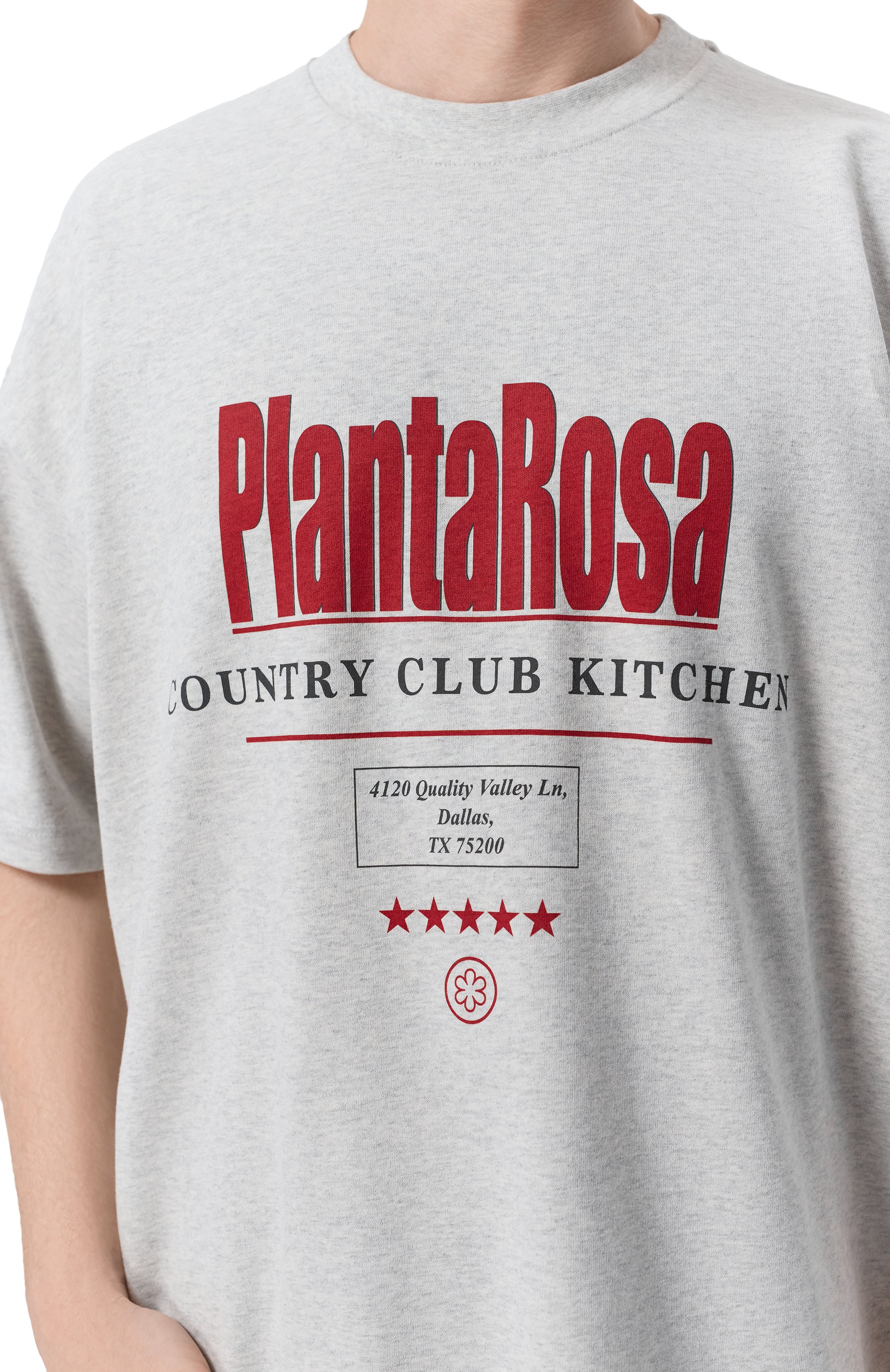 Хлопковая футболка PLANTA ROSA, арт. PR/T01/RED-SPECTRUM/220VELVET, фото 6