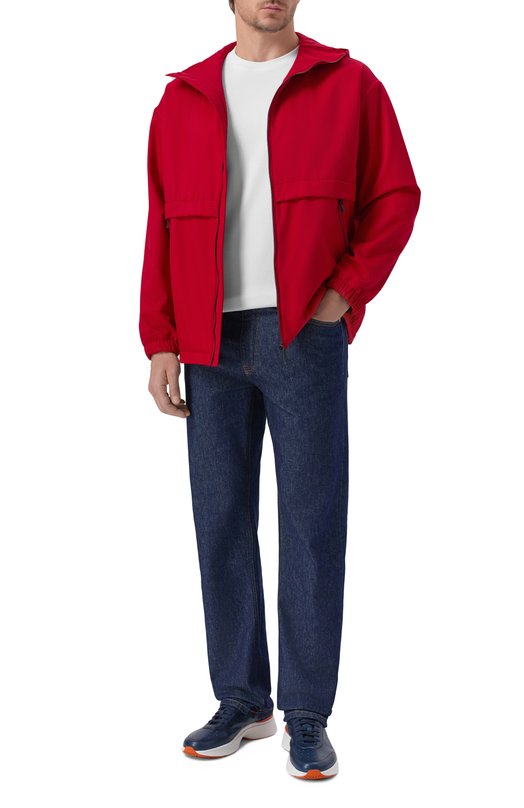 Хлопковая футболка Brioni UJUB0L/PC601 Белый  UJUB0L/PC601 Фото 2