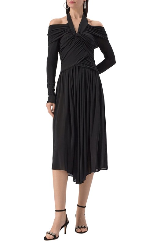 Платье из вискозы Isabel Marant 25PR00731FA/C1K03I Чёрный  25PR00731FA/C1K03I Фото 2
