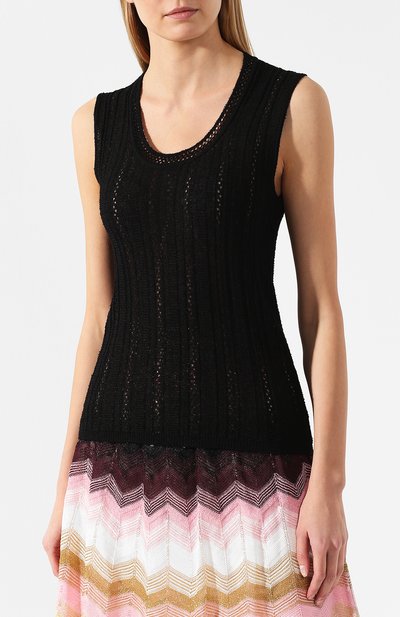 Топ из смеси вискозы и шерсти M MISSONI, арт. 2DJ00020/2K0003, фото 3
